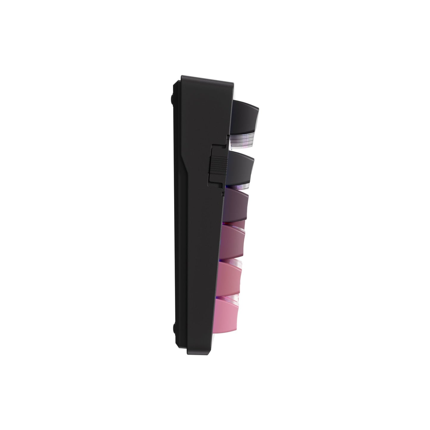 MCHOSE G98 Pro Black Pink Cabbage Tofu V2 Wireless Tri-Mode Custom Mechanical RGB gaming toetsenbord (Zwart, US lay-out (QWERTY), KTT Cabbage Tofu V2, RGB, Hot swap, Side engraved PBT, draadloos | Bluetooth | USB-C)