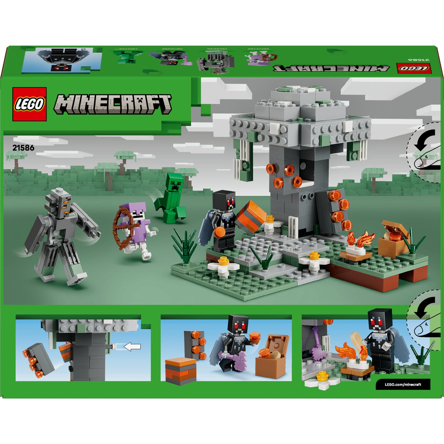 LEGO minecraft 21586 de bleke tuin