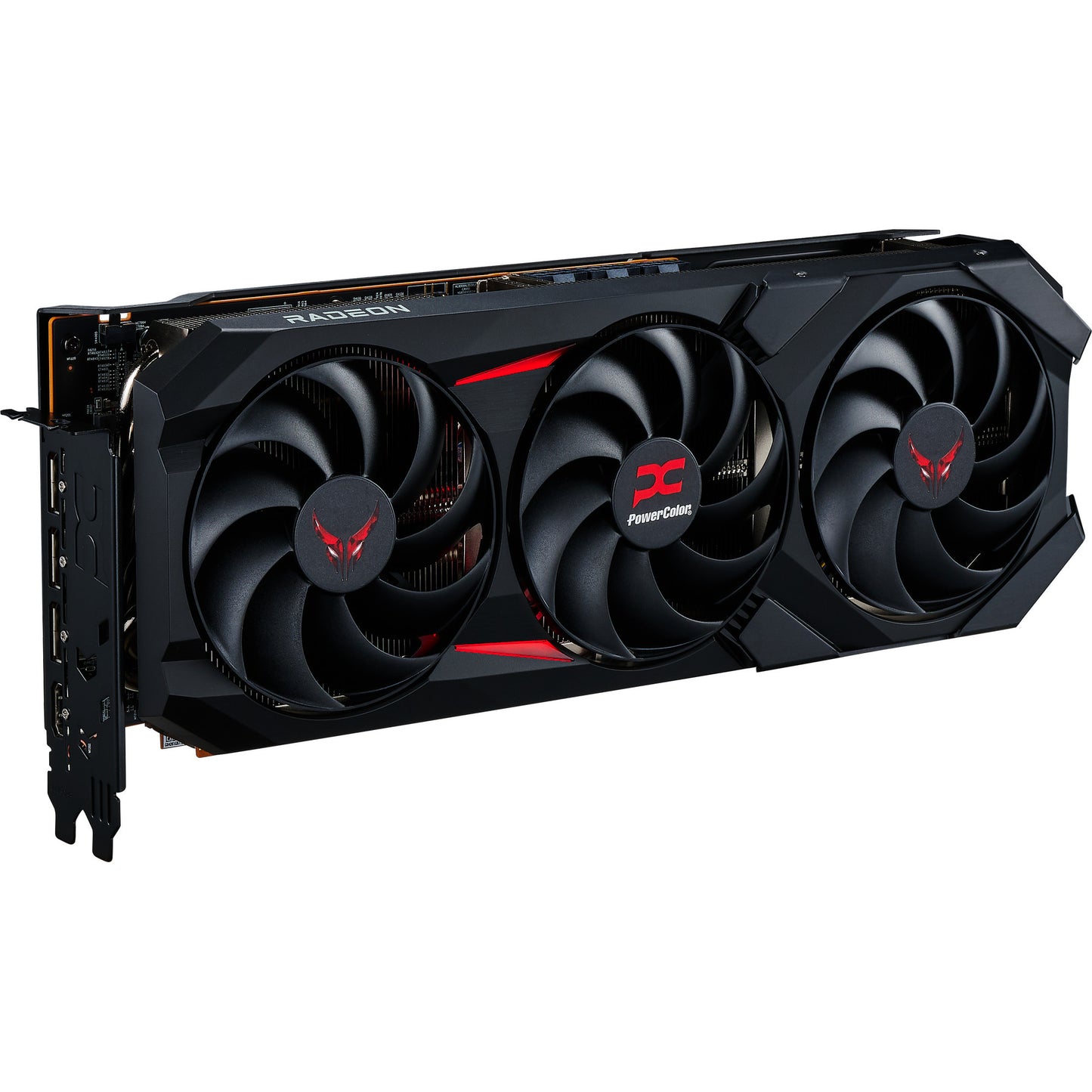 PowerColor radeon rx 9070 xt red devil 16gb oc backplate special edition grafische kaart (zwart, rdna4, gddr6, 3x displayport, 1x hdmi)