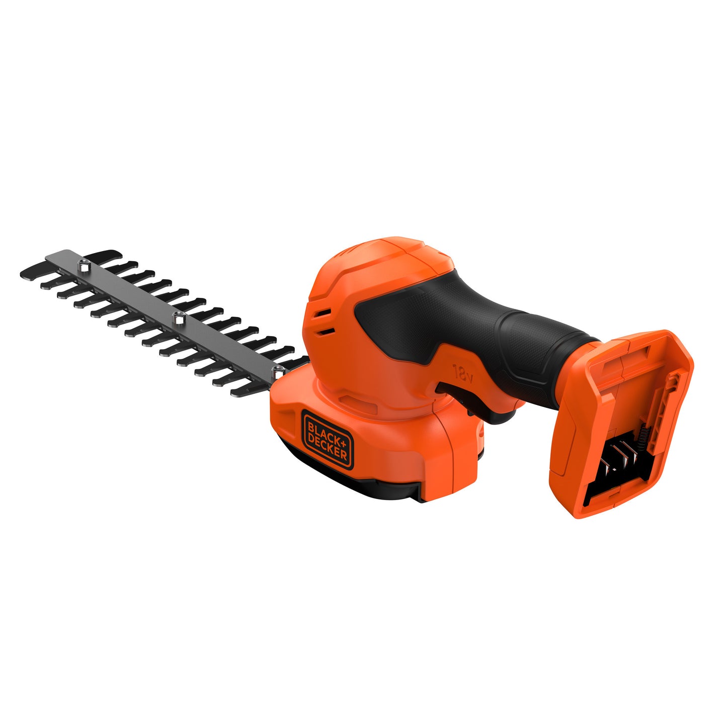 BLACK+DECKER bcss18b-xj 18v gras- en struikschaar (zonder accu) (oranje zwart, accu en oplader niet inbegrepen)