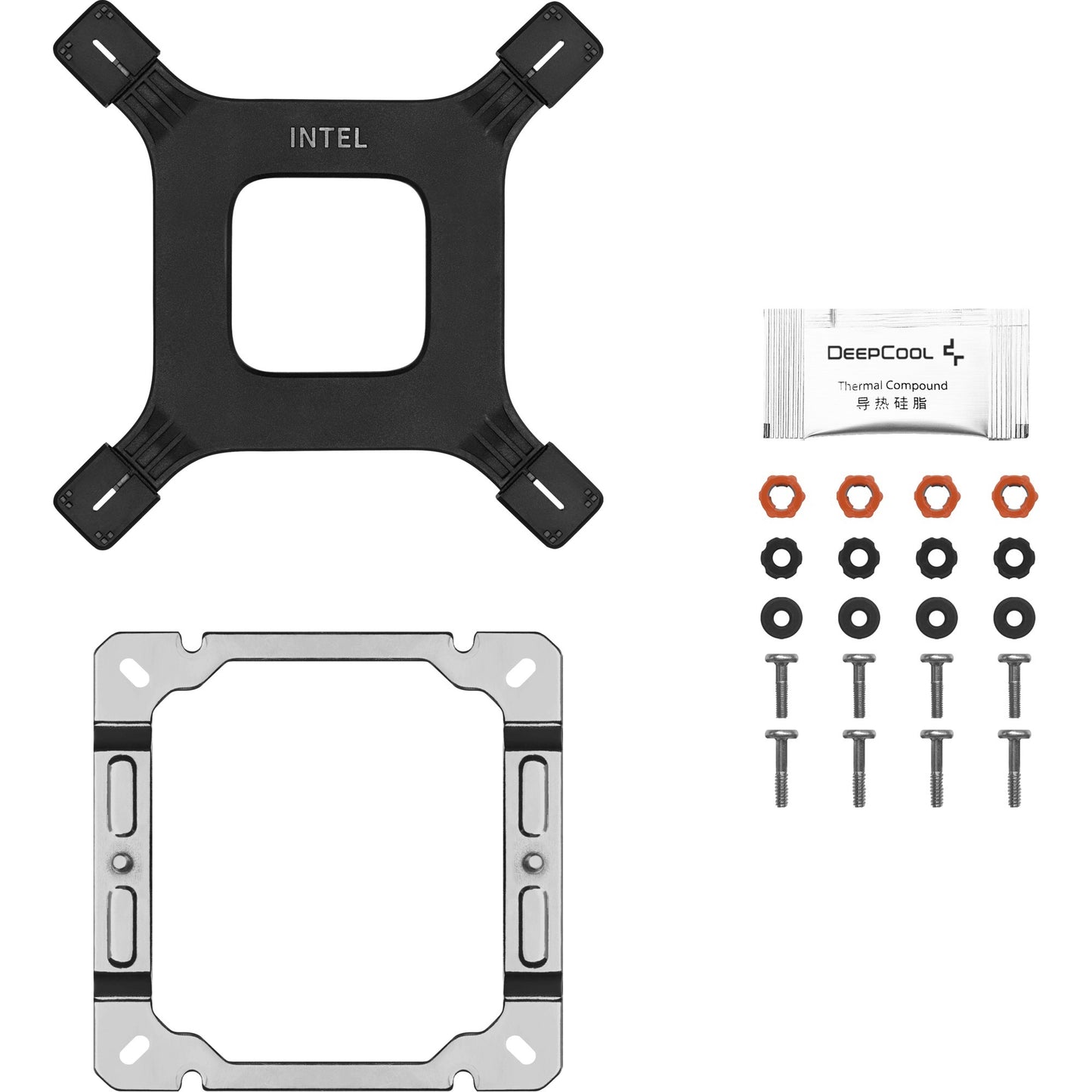 DeepCool ag400 wh argb cpu-koeler (wit)