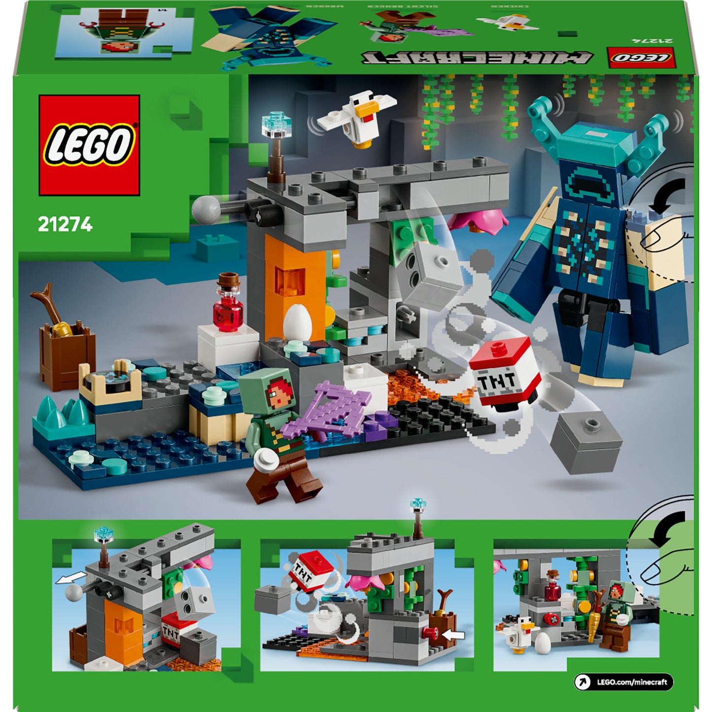 LEGO minecraft 21274 de ontmoeting met de opzichter