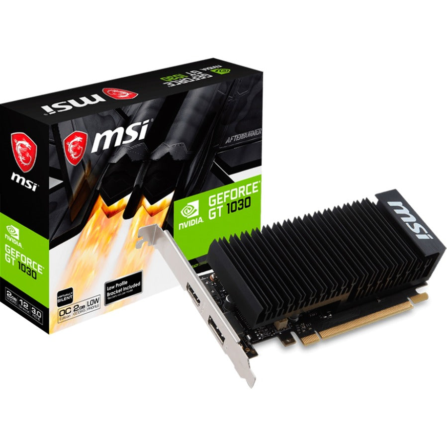 MSI geforce gt 1030 2ghd4 lp oc grafische kaart (hdmi, displayport)
