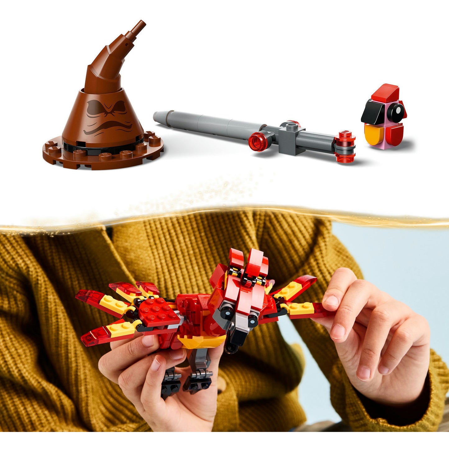 LEGO harry potter - felix: de feniks van perkamentus constructiespeelgoed (76448)