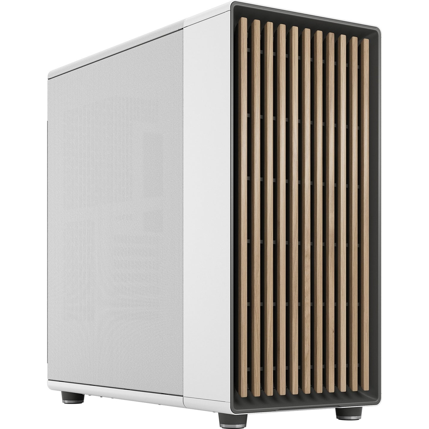 Fractal Design north xl midi tower behuizing (wit houtkleur | 2x usb-a | 1x usb-c)