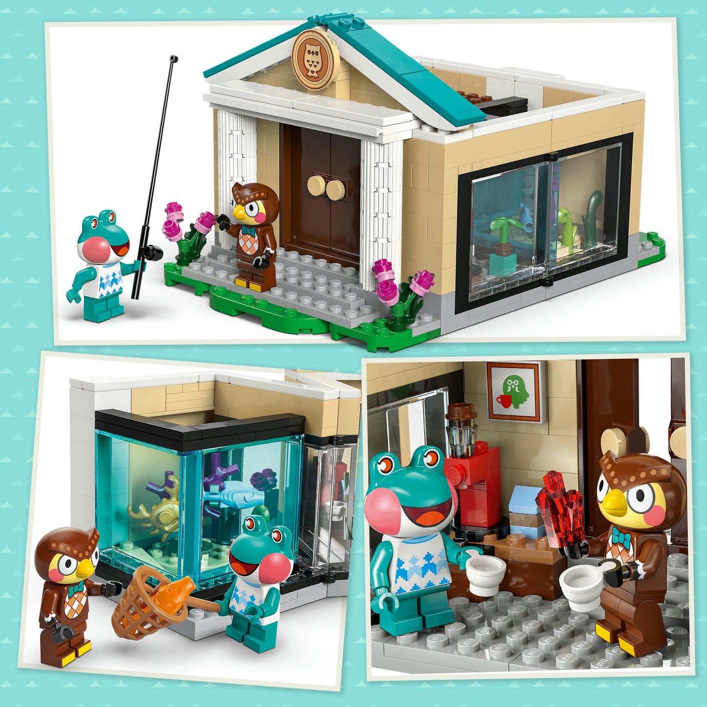 LEGO animal crossing 77056 blathers museumcollectie