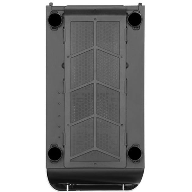 SilverStone seta a1 midi tower behuizing (zwart titanium | 2x usb-a | 1x usb-c | rgb | tempered glass)