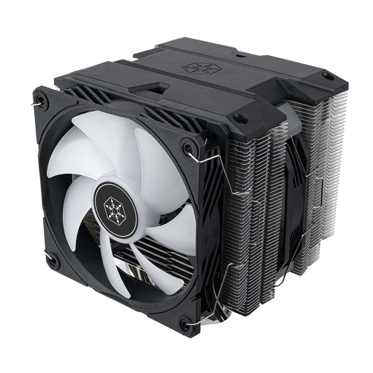 SilverStone sst-hyd140-argb cpu-koeler (4-pins pwm fan-connector, 4-1 pin argb (5v led))