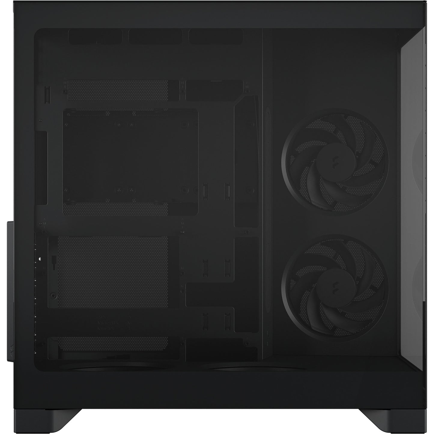 Fractal Design pop 2 vision midi tower behuizing (zwart | 1x usb-a | 1x usb-c | tempered glass)