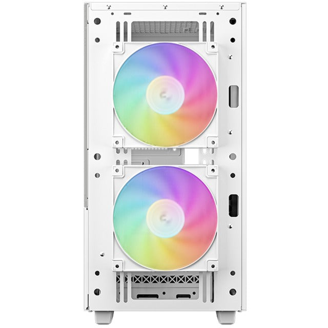 DeepCool ch360 mini tower behuizing (wit | 1x usb-a | 1x usb-c | rgb | window)