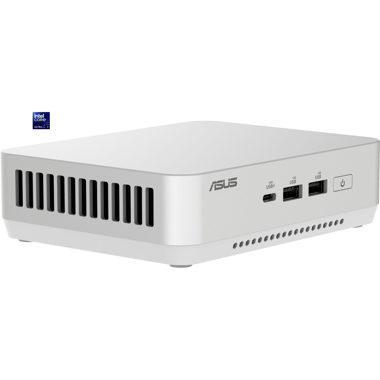 ASUS nuc 14 pro+ kit rnuc14rvsu700002i barebone (zilver wit | core ultra 7 155h | arc graphics)