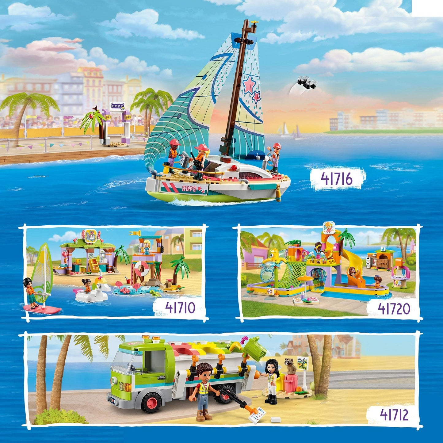 LEGO friends - stephanies zeilavontuur constructiespeelgoed (41716)