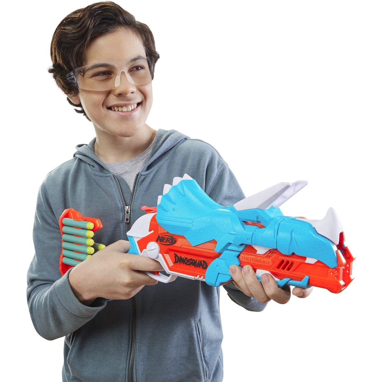 Hasbro NERF dinosquad tricera-blast nerf-gun