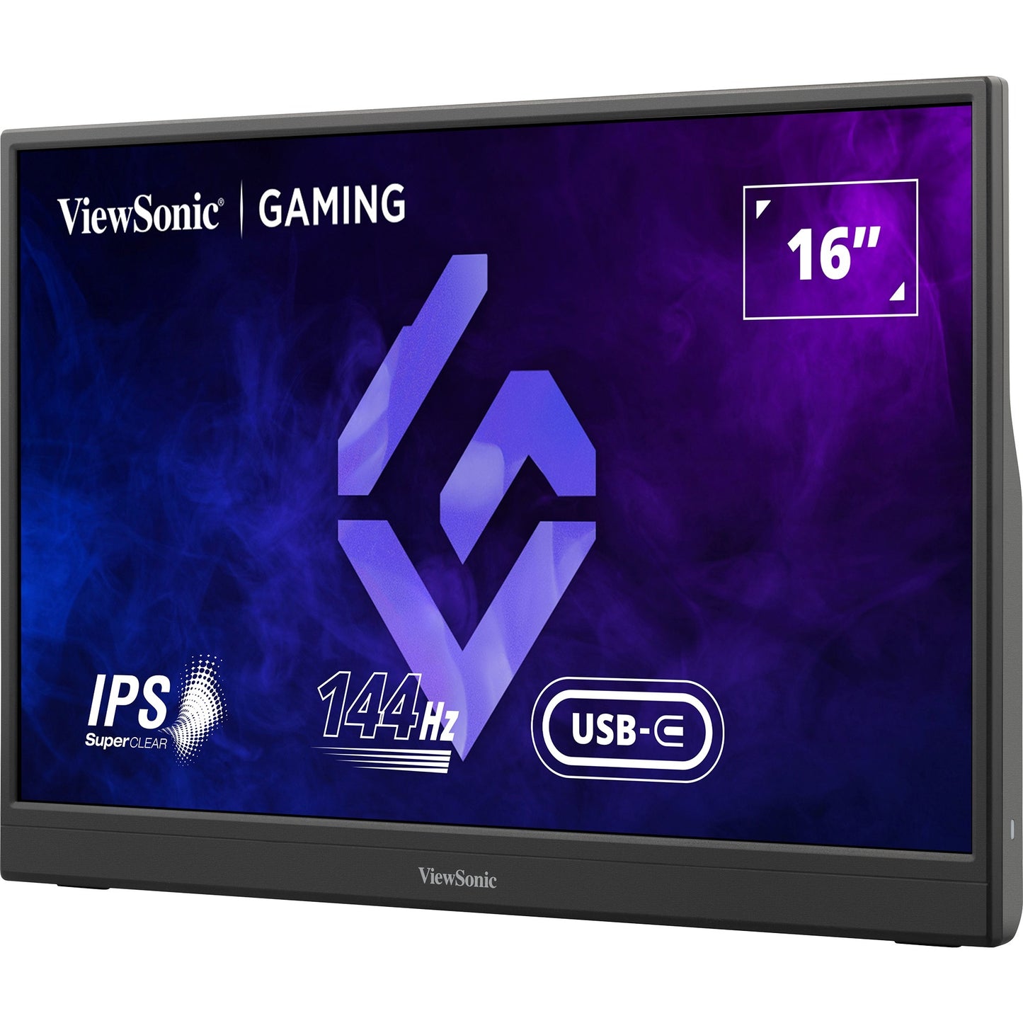 ViewSonic vx1654 draagbare gaming monitor 16 (zwart, 1x micro-hdmi, usb-c, sound, 144 hz)