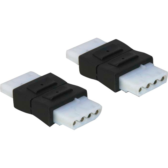 DeLOCK adapter 4 pin molex female-female (zwart)