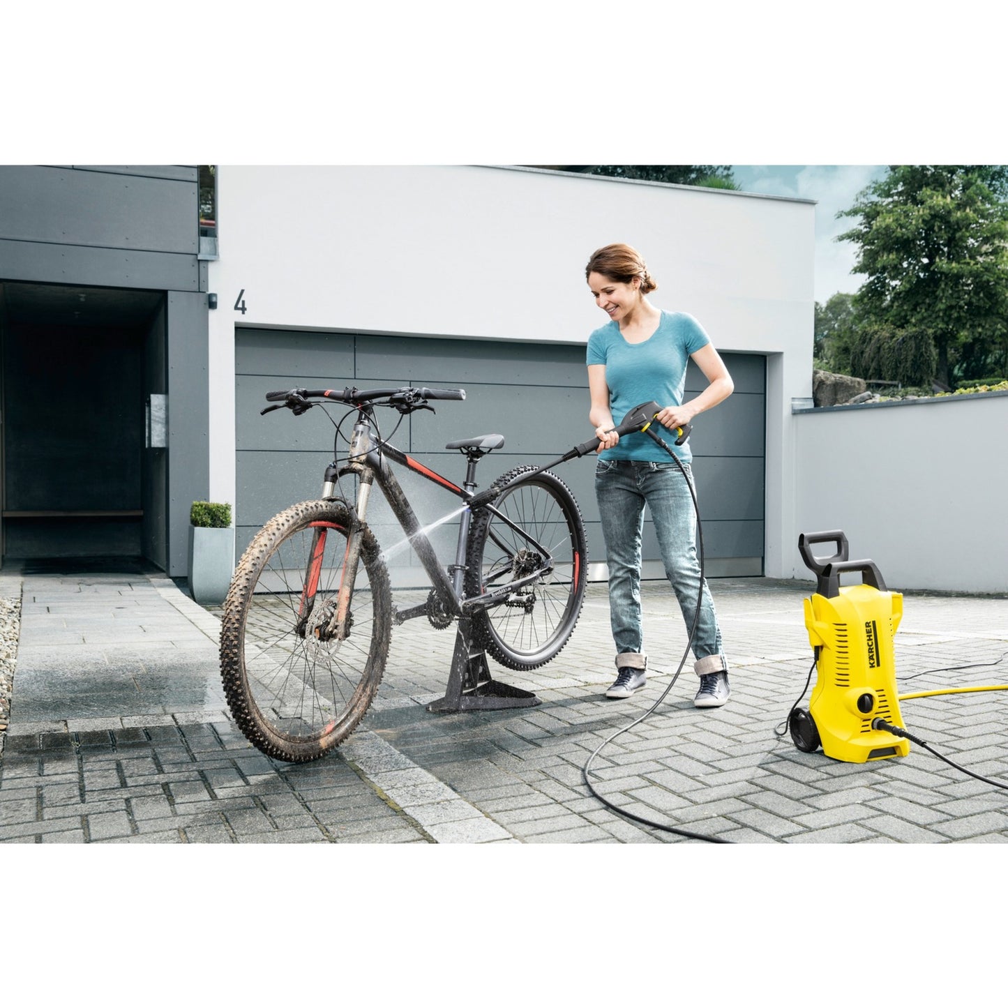 Kärcher k 2 power control hogedrukreiniger (geel zwart)