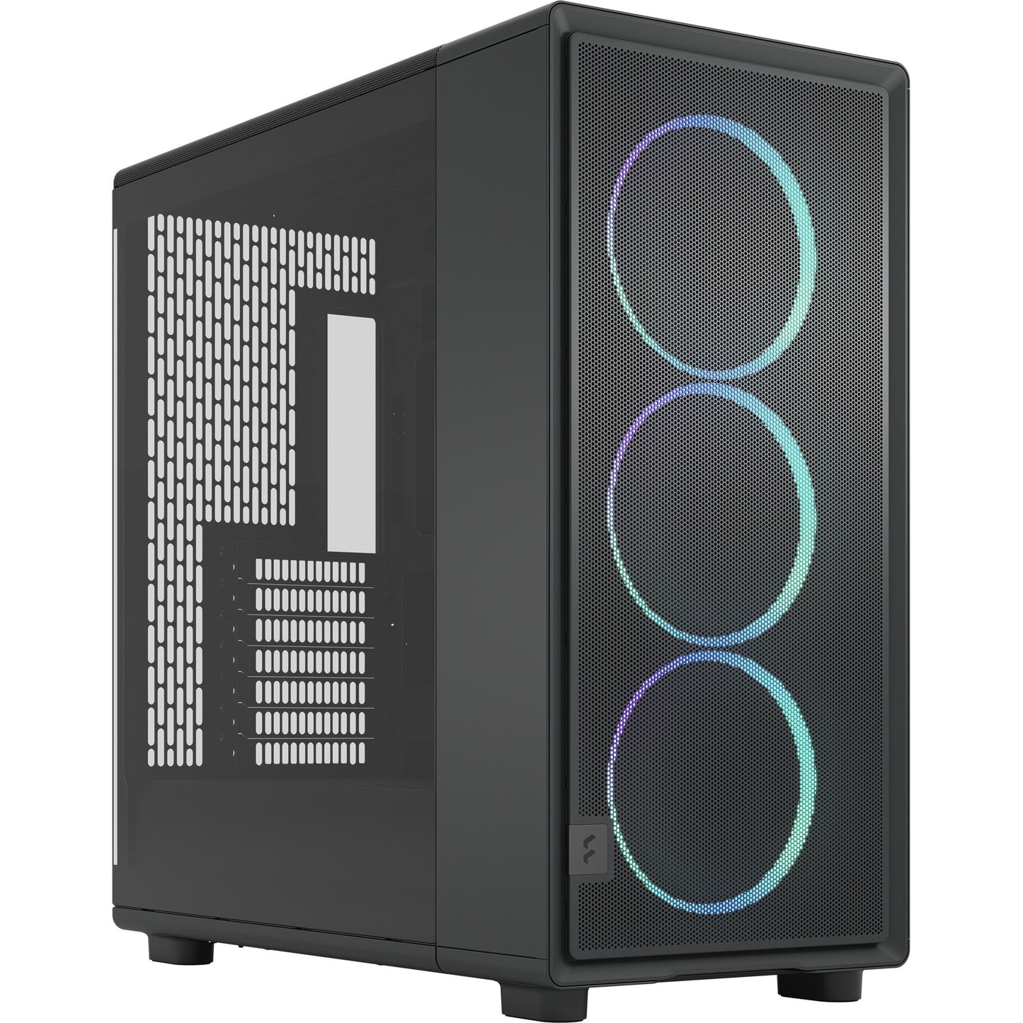 Fractal Design epoch xl tg rgb midi tower behuizing (zwart | 2x usb-a | 1x usb-c | rgb | tempered glass)
