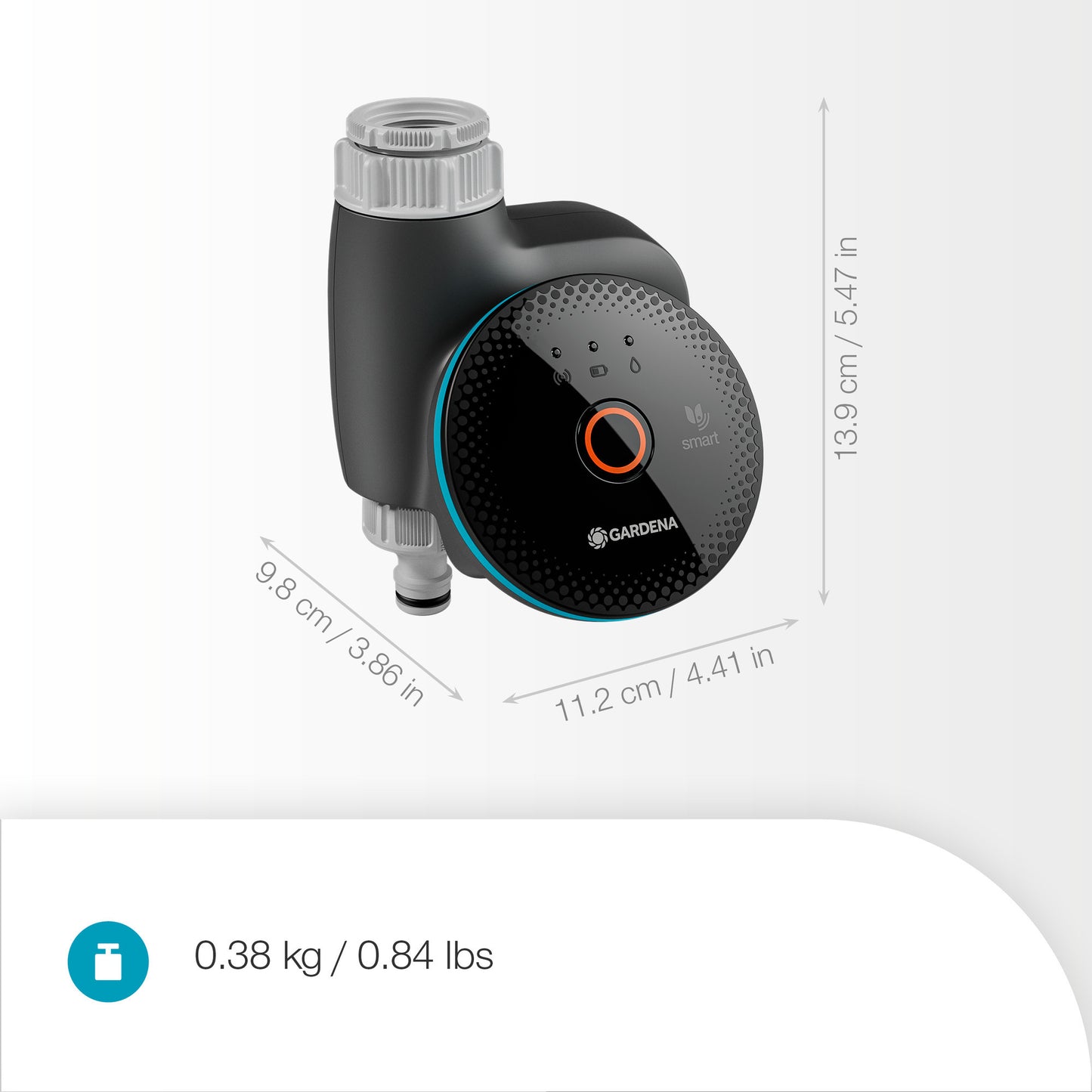 GARDENA smart water control besproeiingscomputer (grijs, 19033-20)