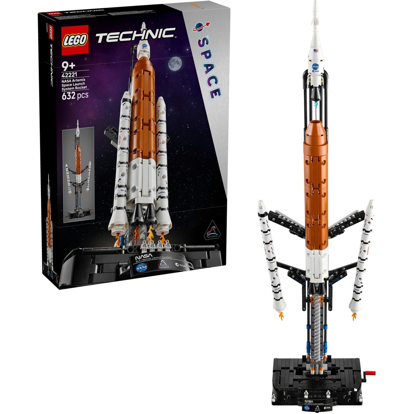 LEGO technic 42221 nasa artemis ruimteraket
