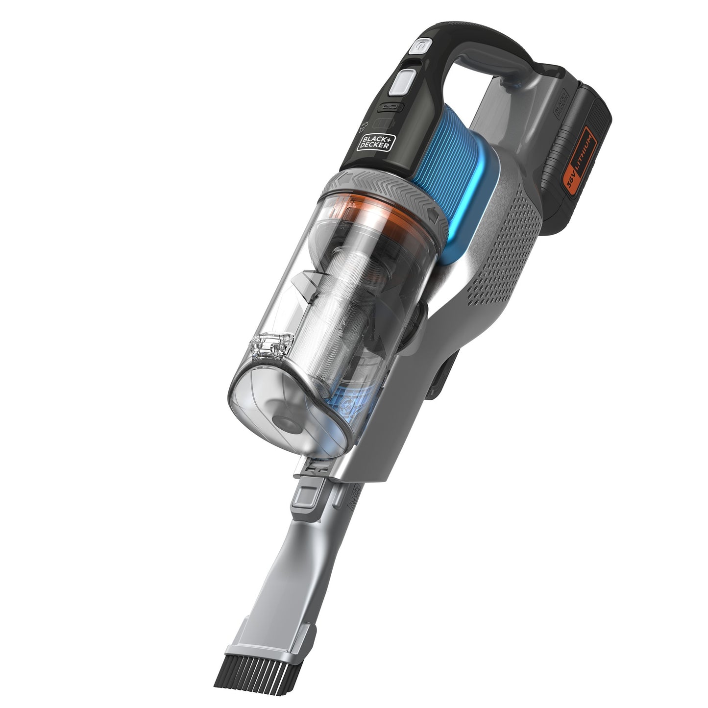 BLACK+DECKER 36v 4-in-1 steelstofzuiger (lichtblauw grijs)