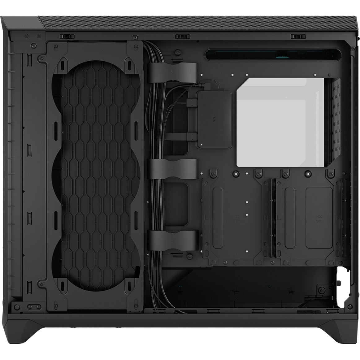Fractal Design meshify 3 xl ambience pro rgb big tower behuizing (zwart | 2x usb-a | 1x usb-c | rgb | tempered glass)