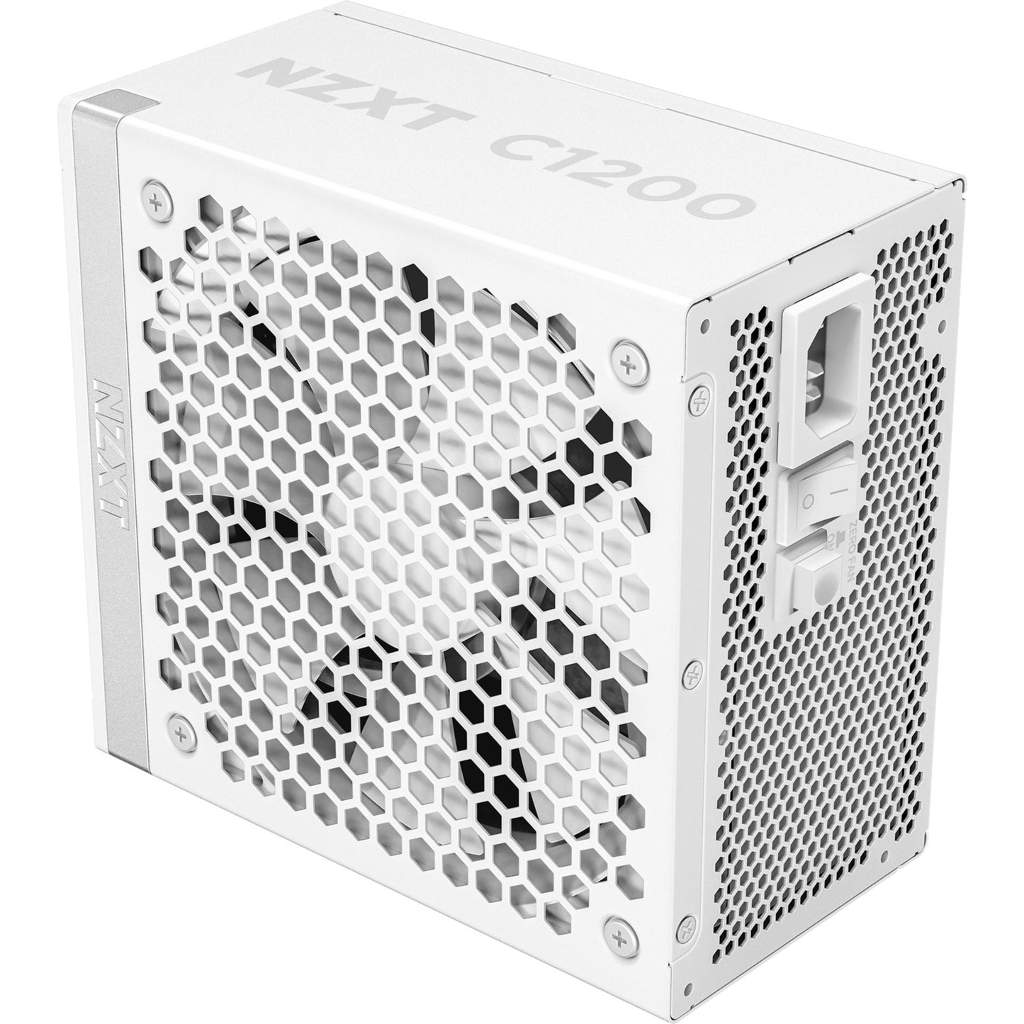 NZXT c1200 gold atx 3.1 modulaire 1200 watt voeding (wit, 1x 12v-2x6, 3x pcie)