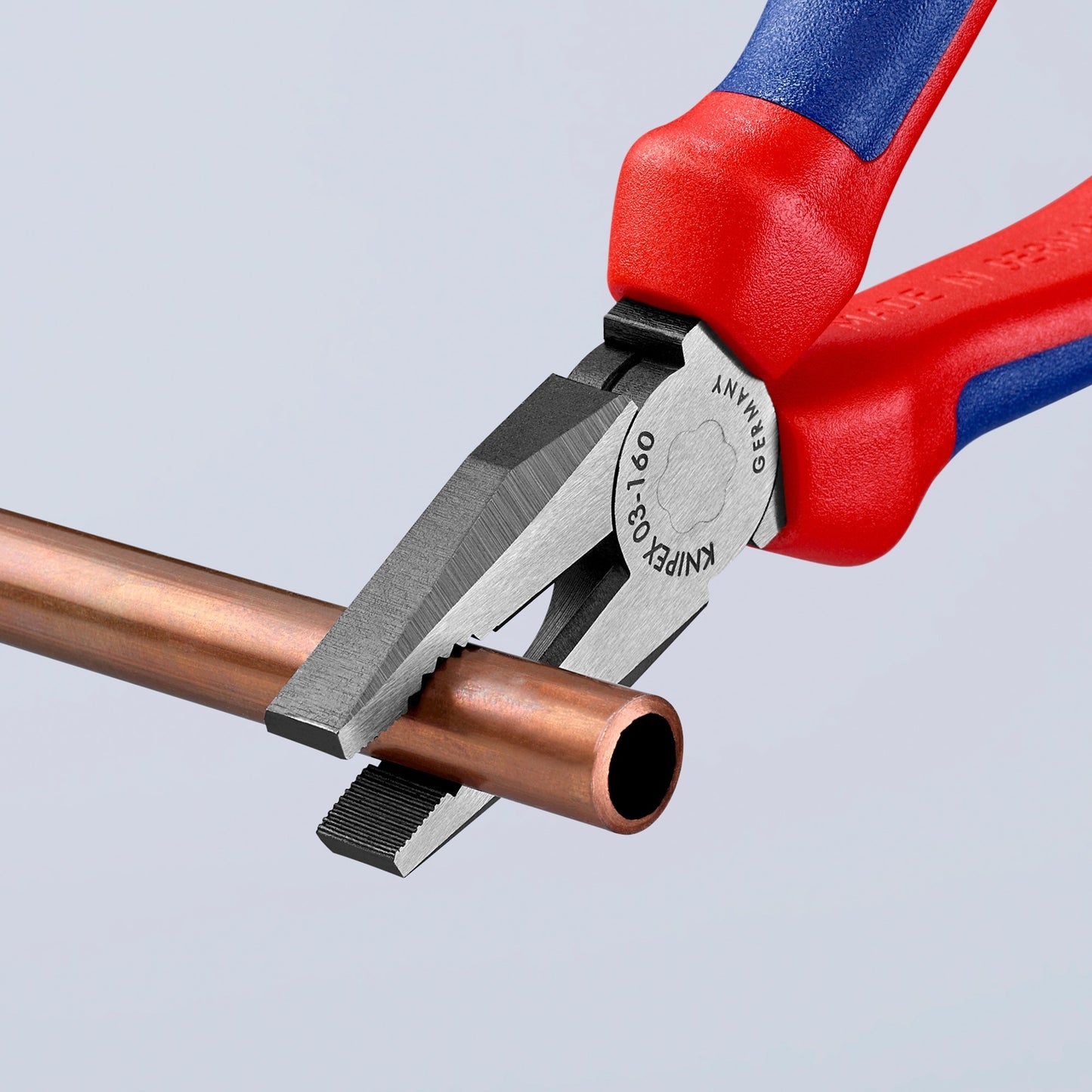 KNIPEX combinatietang 03 02 160 (blauw)