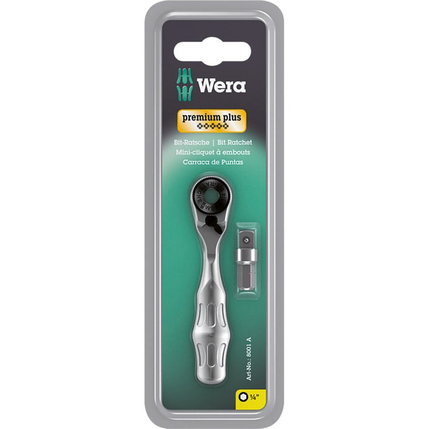 Wera 8001 a zyklop mini 1 bit-ratel 1 4 (met 1 4 adapter)