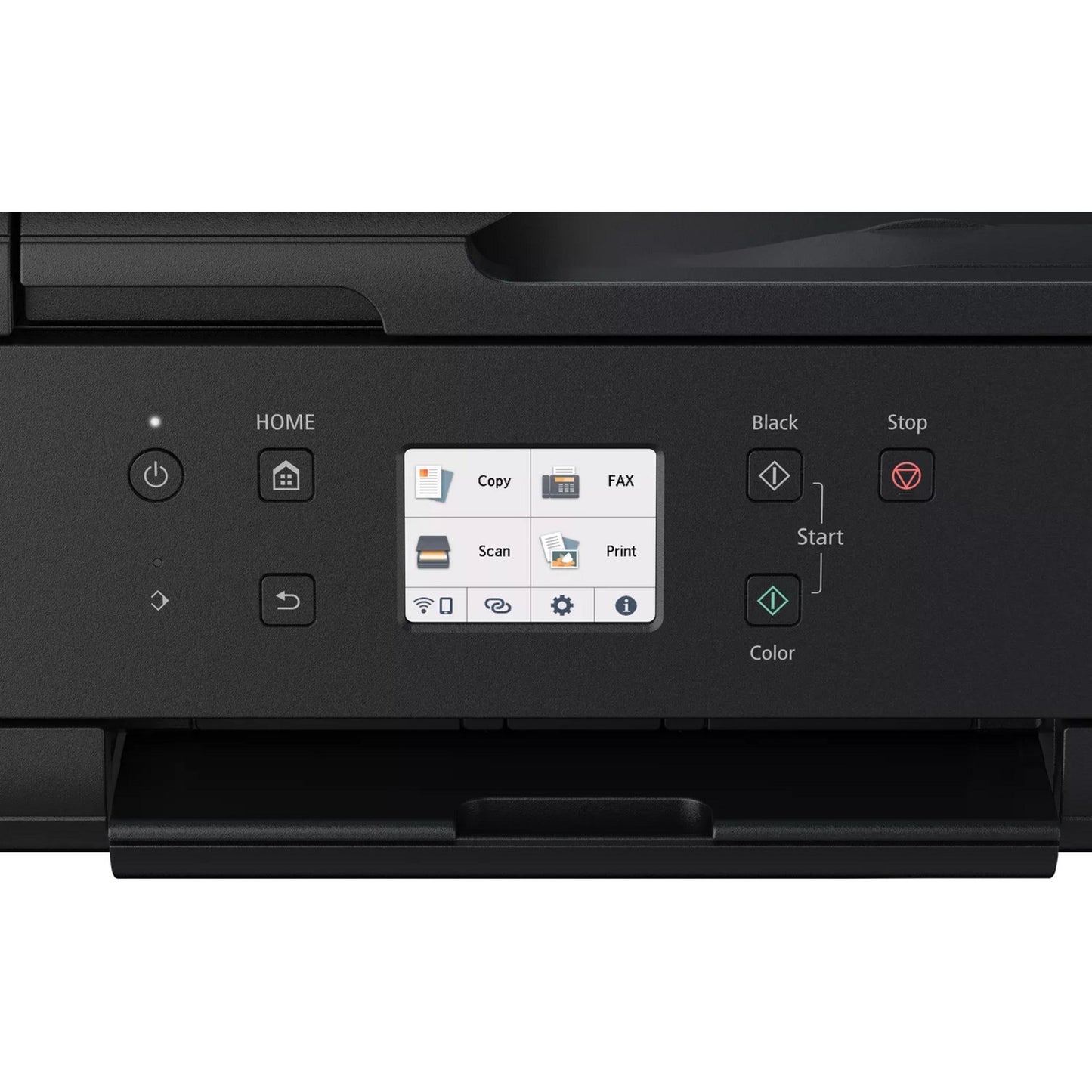 Canon pixma tr7650 all-in-one inkjetprinter met faxfunctie (zwart, usb, wi-fi, kopie, scan, fax)