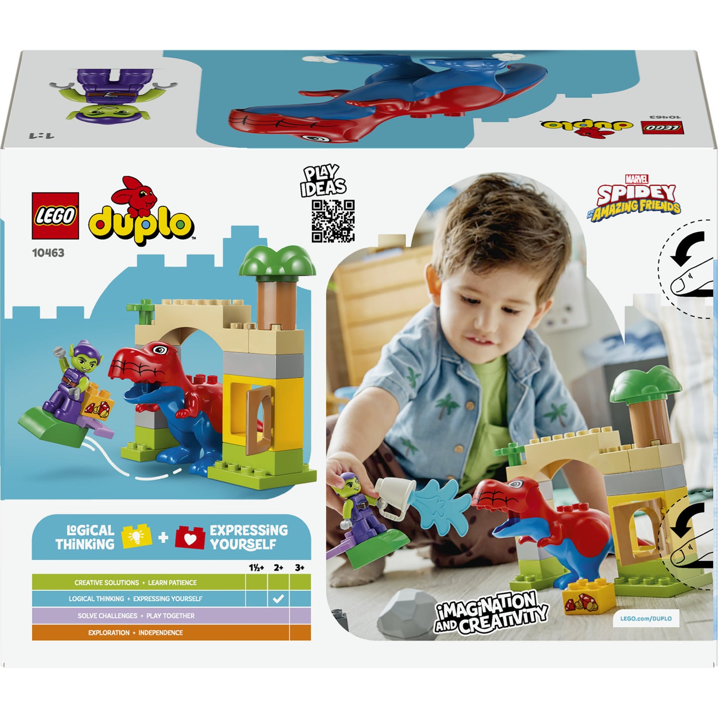 LEGO duplo 10463 dinosaurus spidey-rex vs. green goblin