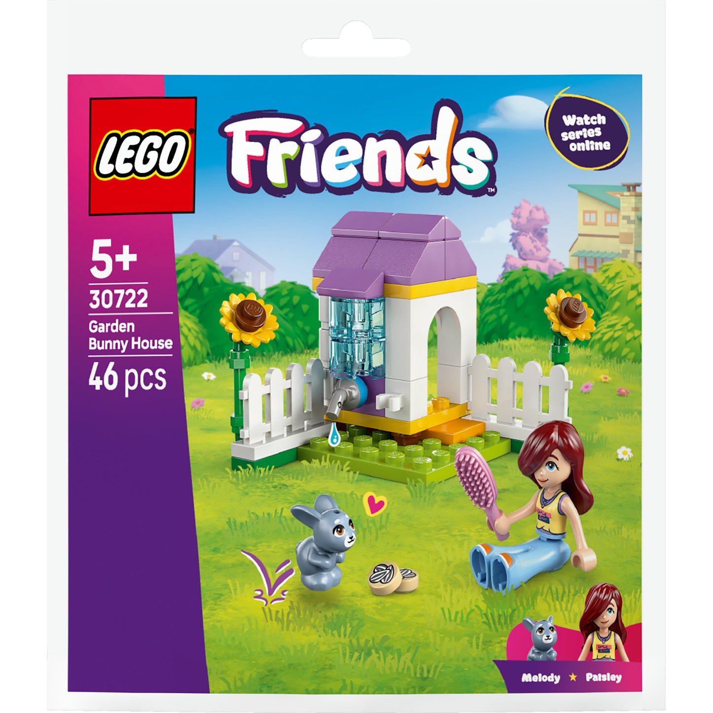 LEGO friends 30722 konijnenhok in de tuin