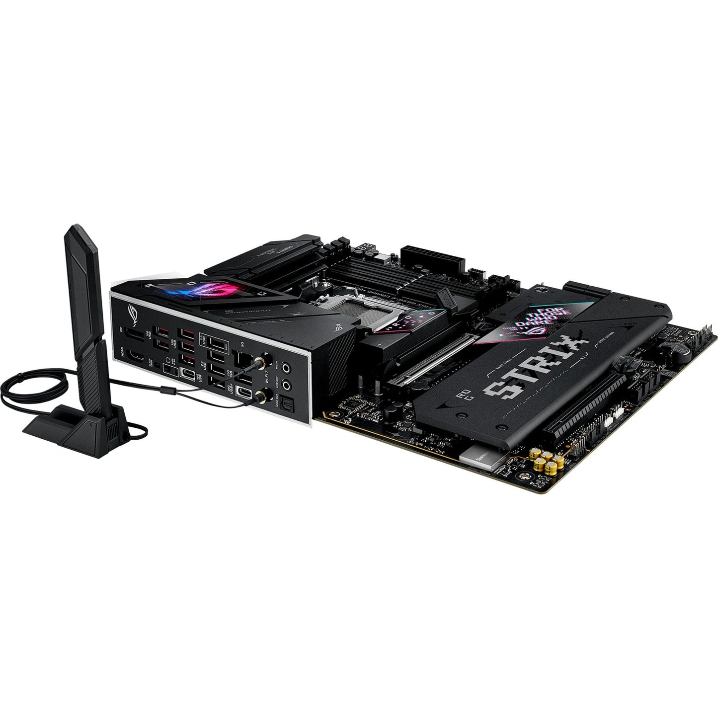 ASUS rog strix b850-e gaming wifi socket am5 moederbord (zwart, raid, 5gb-lan, wi-fi 7, bt, sound, atx)