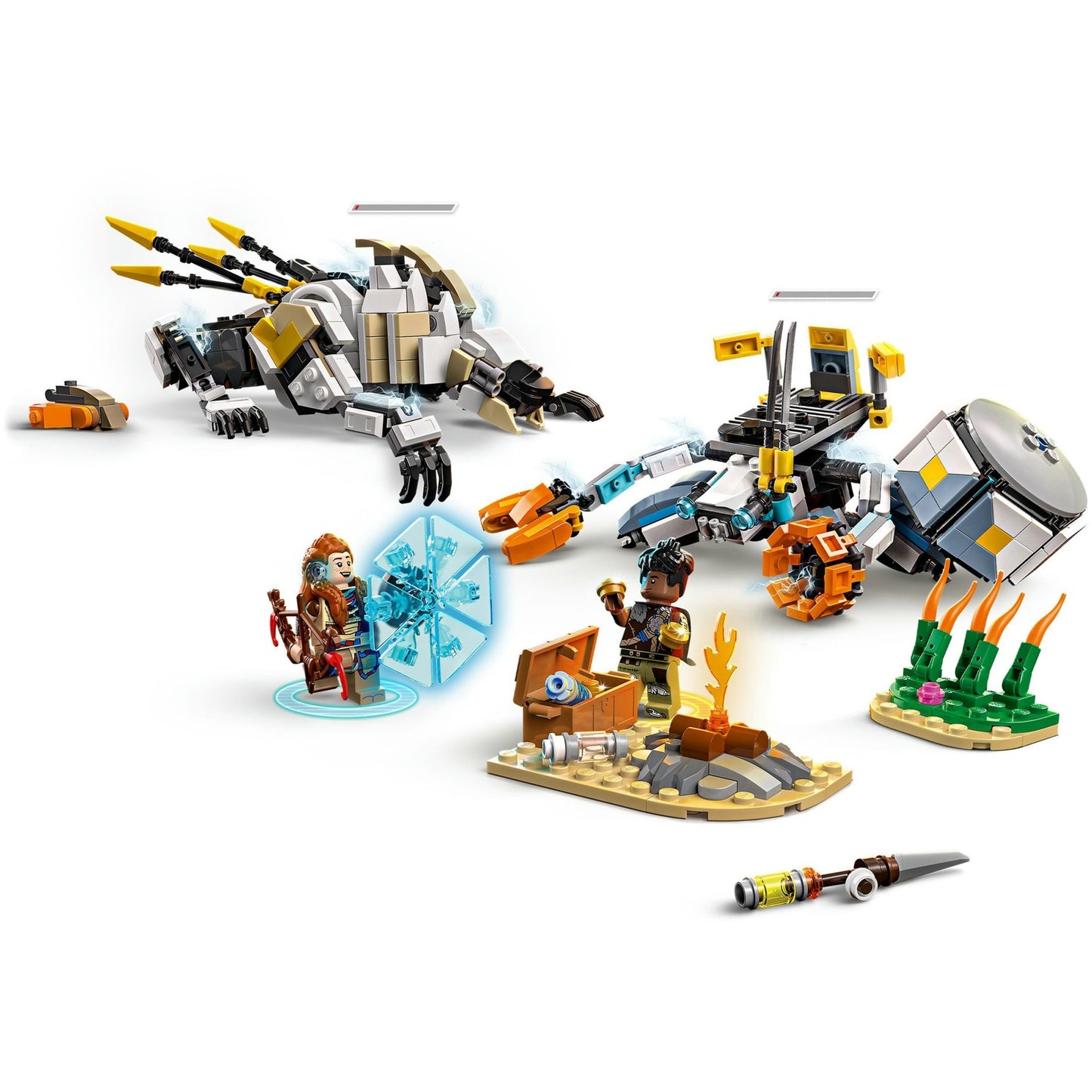 LEGO horizon adventures - aloy en varl vs. shell-walker en sawtooth constructiespeelgoed (77037)