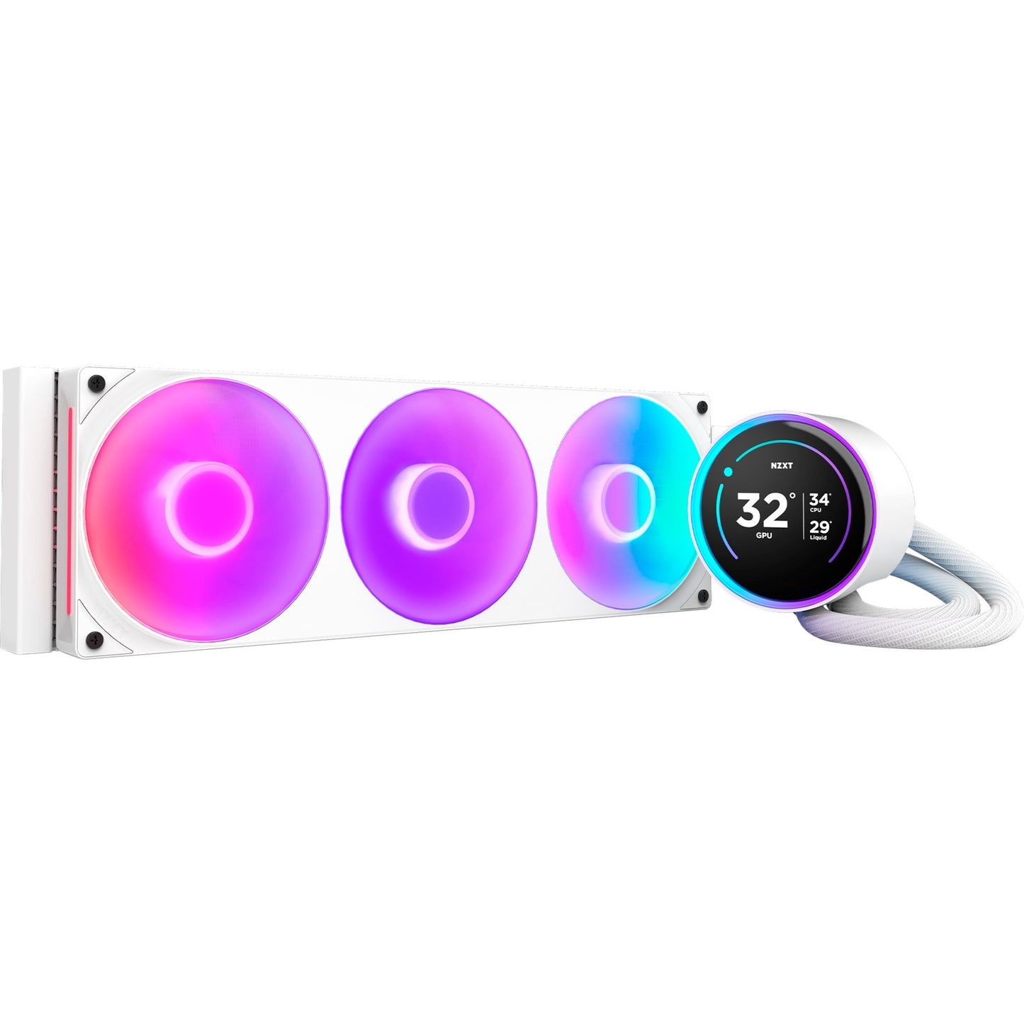 NZXT kraken elite 360 rgb waterkoeling (wit)