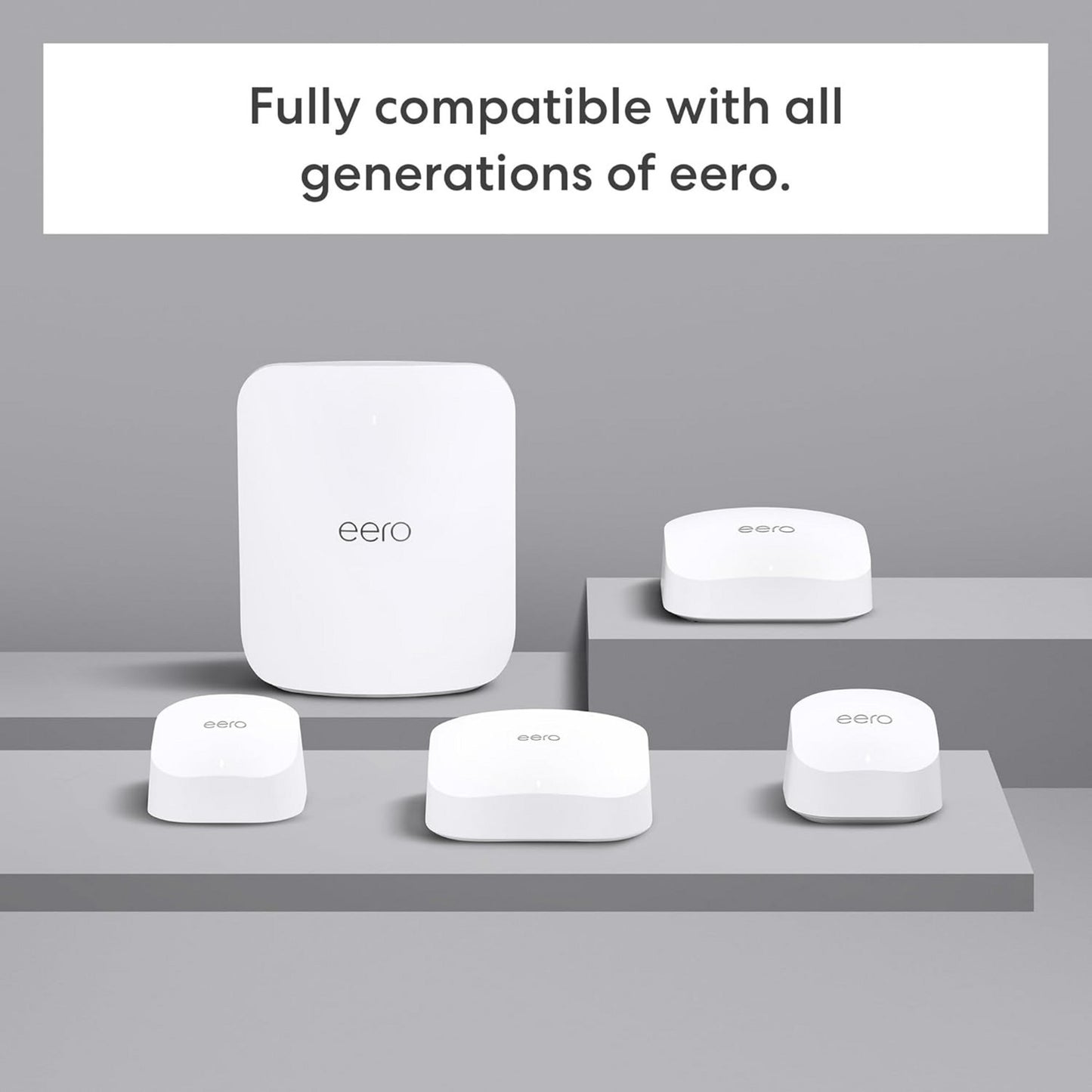 eero Pro 7 mesh wifi router, 3 stuks mesh router (Wit)