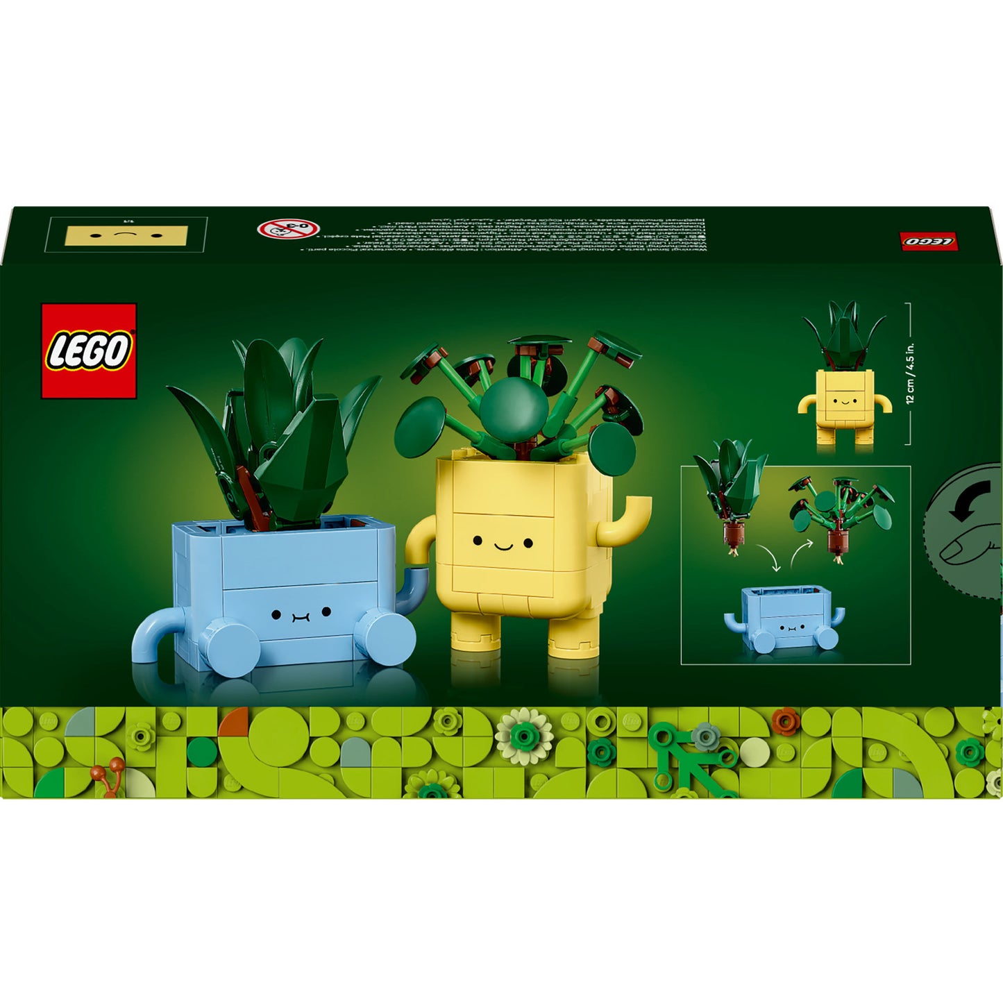 LEGO the botanical collection - vrolijke plantjes constructiespeelgoed (10349)