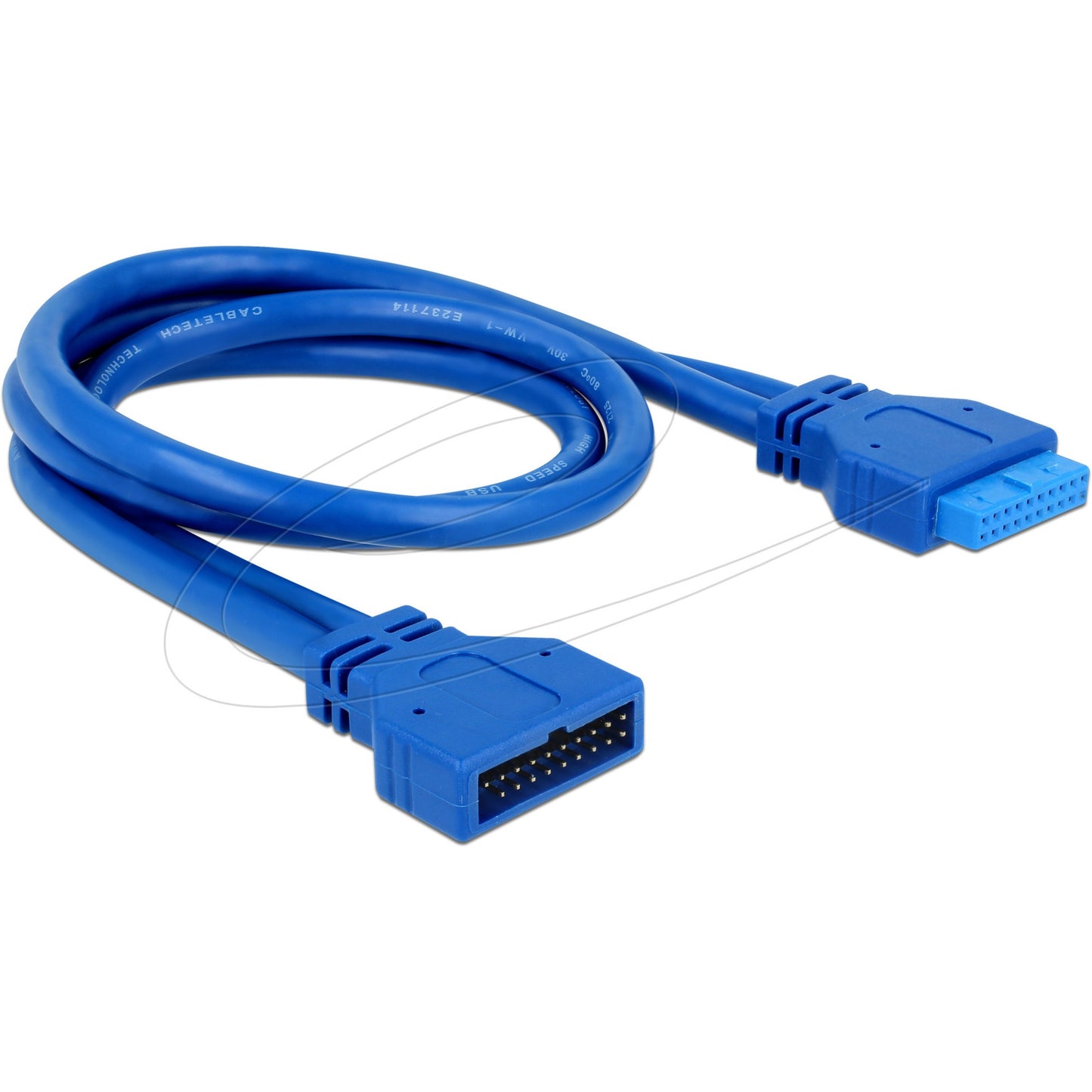 DeLOCK verlengkabel usb 3.0 pin header (blauw)