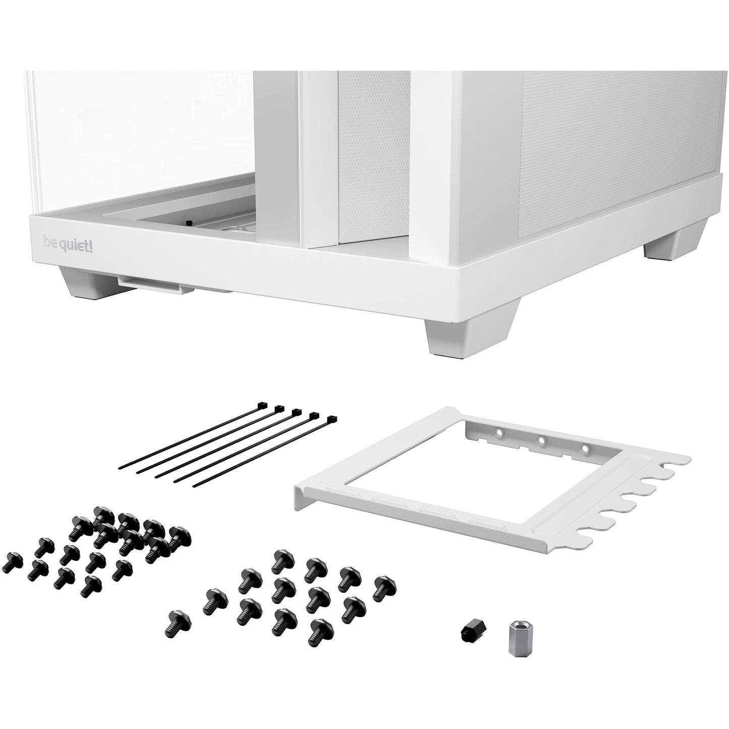 Be Quiet! light base 500 lx midi tower behuizing (wit | 2x usb-a | 1x usb-c | rgb | window)