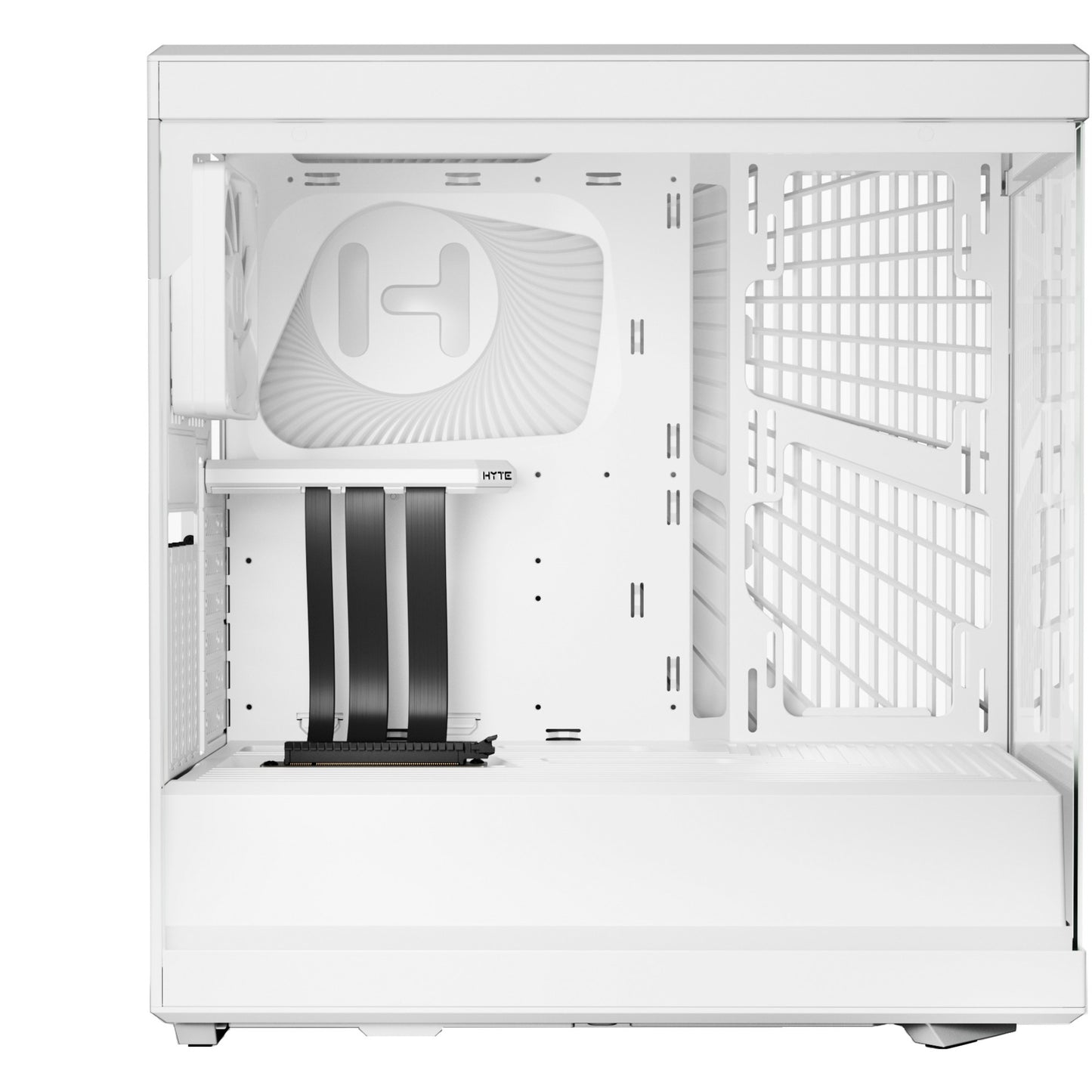 HYTE y40 midi tower behuizing (wit | 2x usb-a | 1x usb-c | tempered glass)