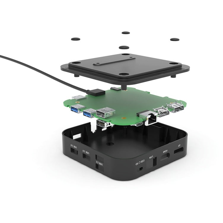 I-tec usb-c hdmi dp docking station with power delivery 65w + universal charger 77 w (zwart)