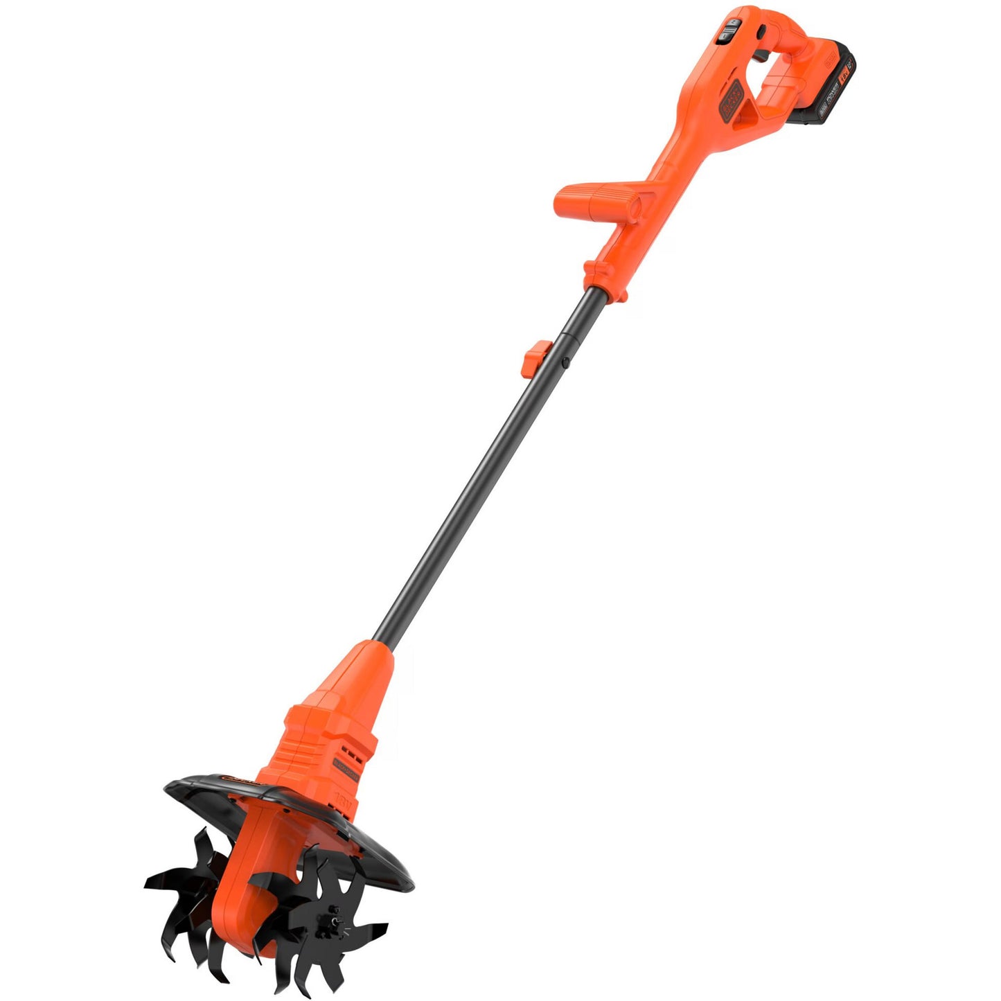 BLACK+DECKER betl1820l-qw 18v 2.0ah grondfrees (oranje zwart, 18v 2.0ah accu en 400ma lader inbegrepen)