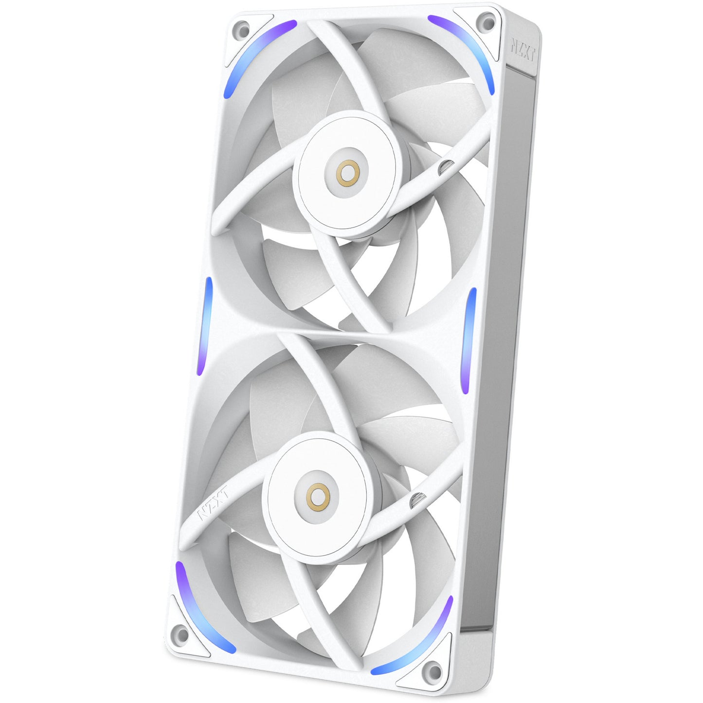 NZXT f240x rgb case fans (wit, 2 stuks, 240 x 120 x 30 mm, pwm)