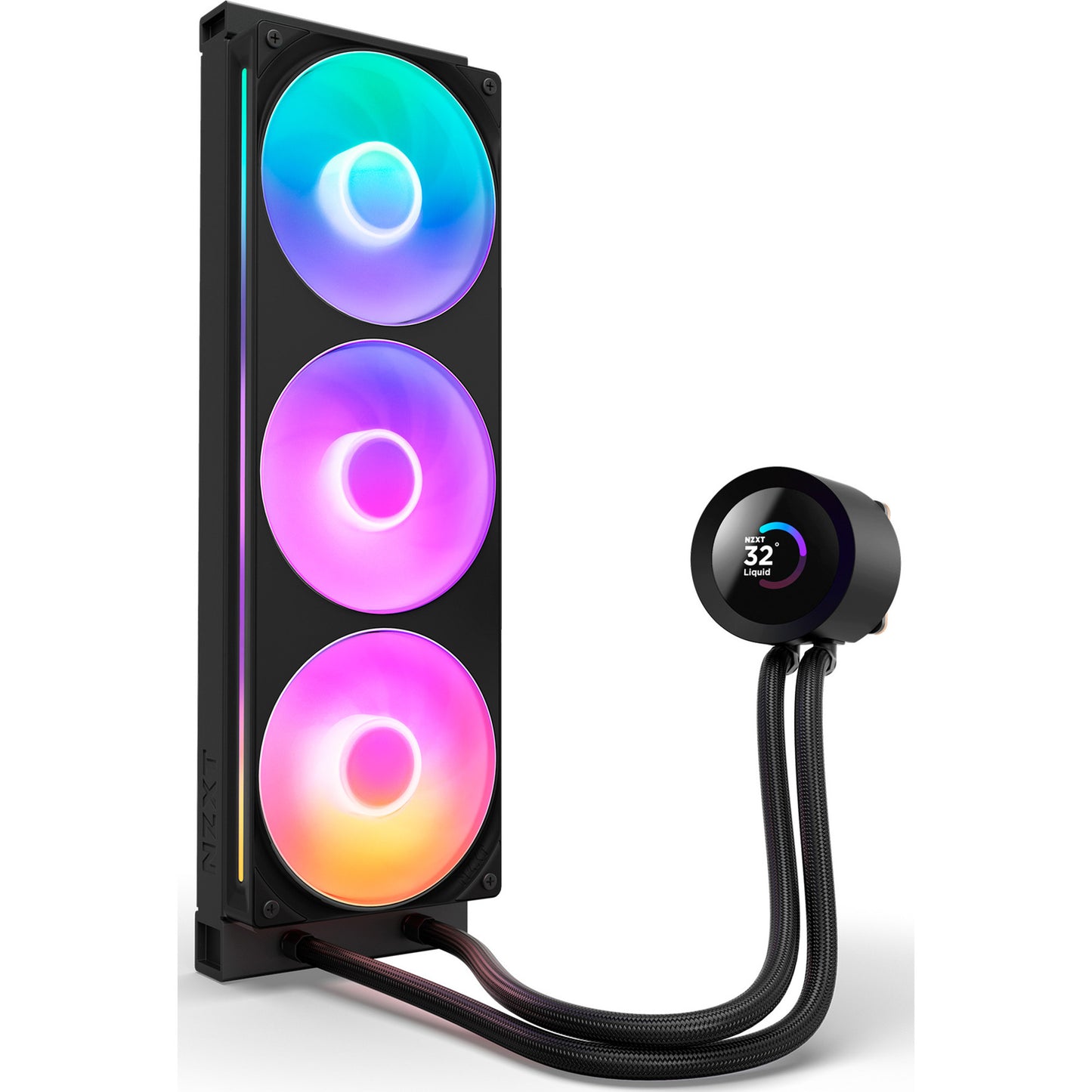 NZXT kraken plus 360 rgb waterkoeling (zwart)