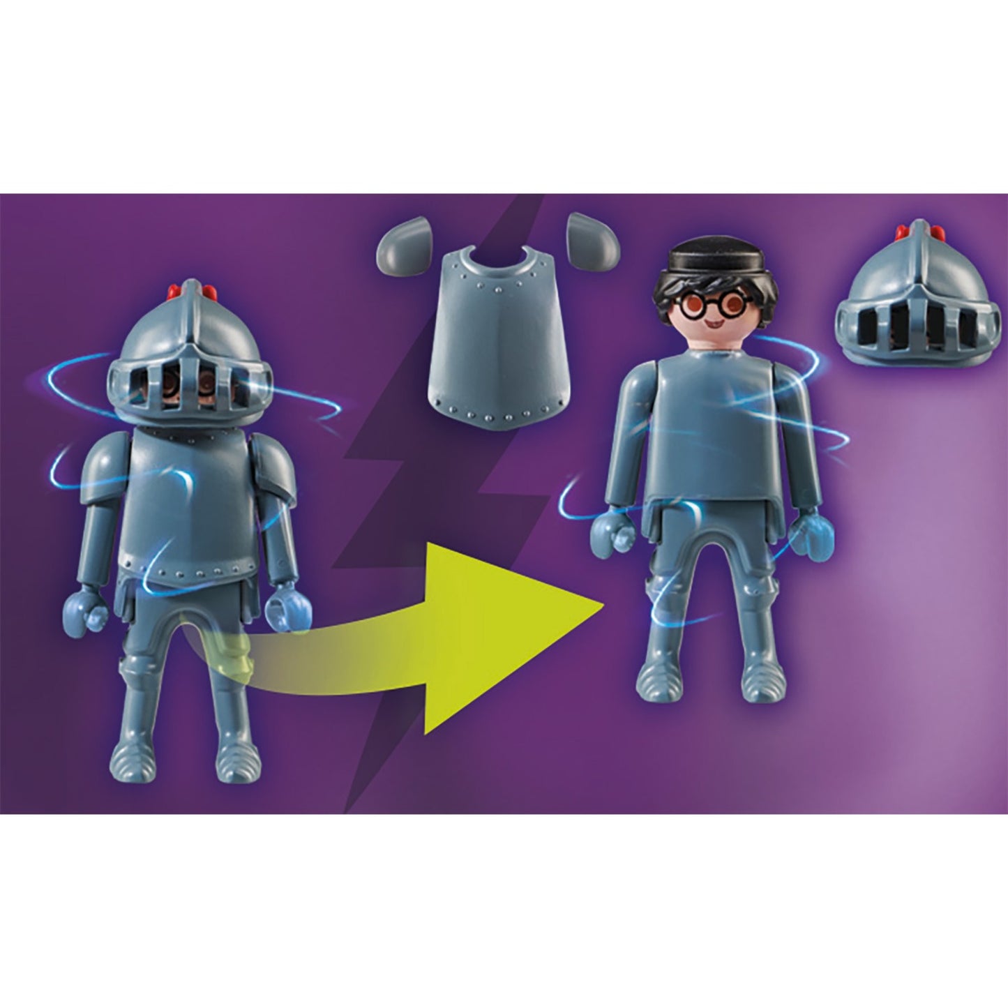 PLAYMOBIL scooby-doo! - avontuur met black knight constructiespeelgoed (70709)