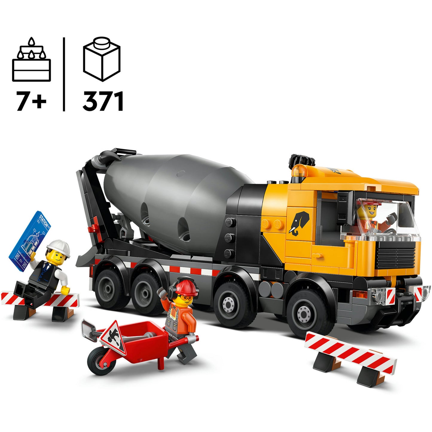 LEGO city 60478 cementwagen