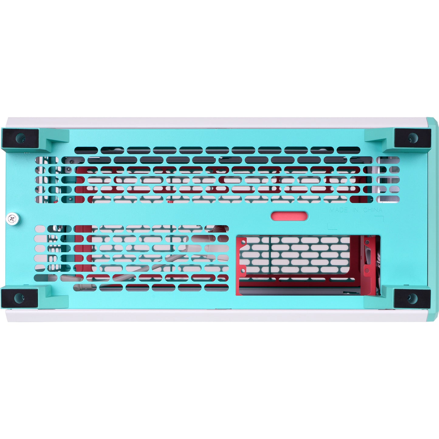 Thermaltake tr100 mint strawberry mini tower behuizing (mint bes | 2x usb-a | 1x usb-c)