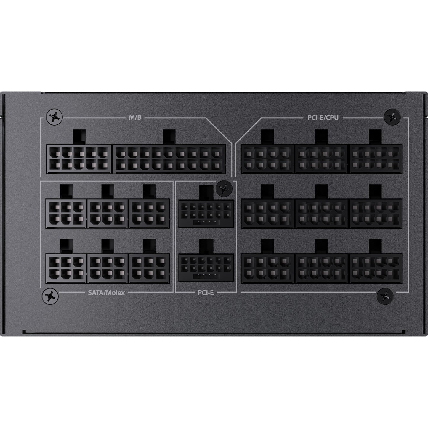 Antec signature 2200 platinum atx3.1 modulaire 2200 watt voeding (zwart, 2x 12v-2x6, 6x pcie)