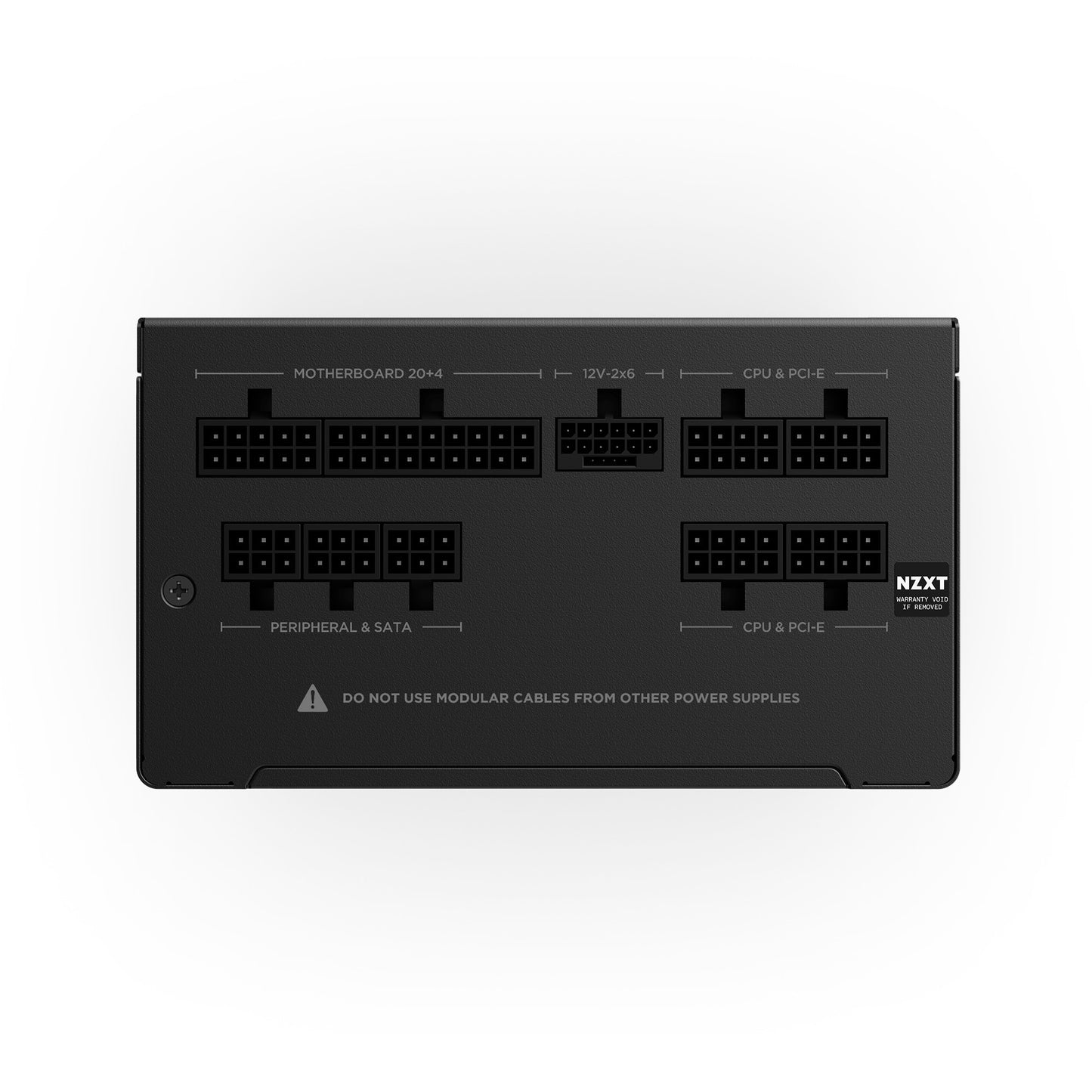 NZXT c750 gold core modulaire 750 watt voeding (zwart, 1x 12v-2x6, 2x pcie)