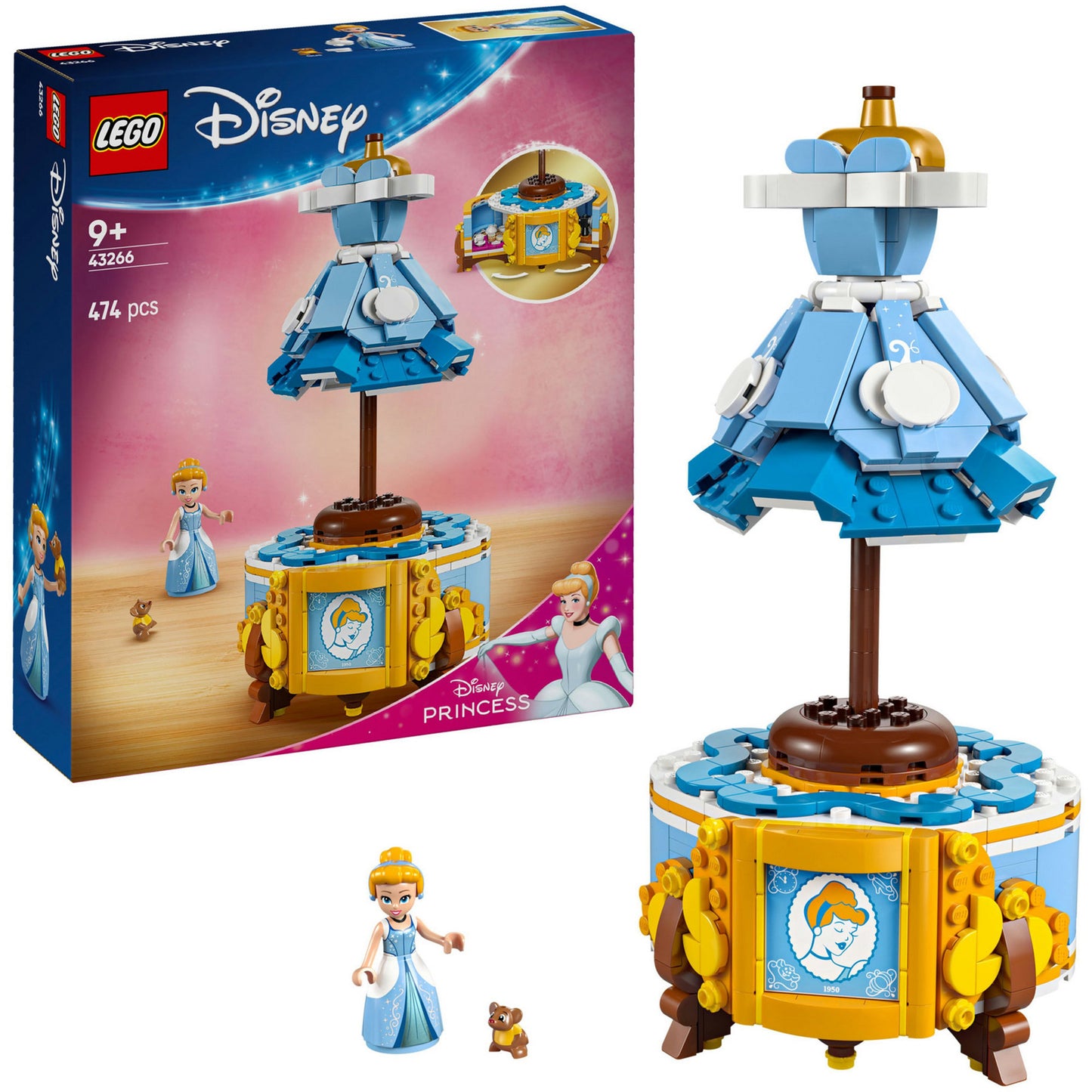 LEGO disney princess 43266 de jurk van assepoester