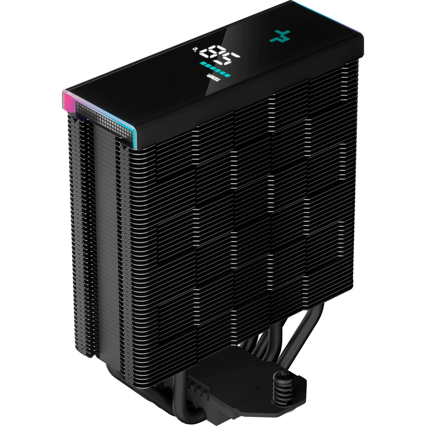 DeepCool ak400 digital rgb cpu-koeler (zwart, 4-pins pwm fan-connector)